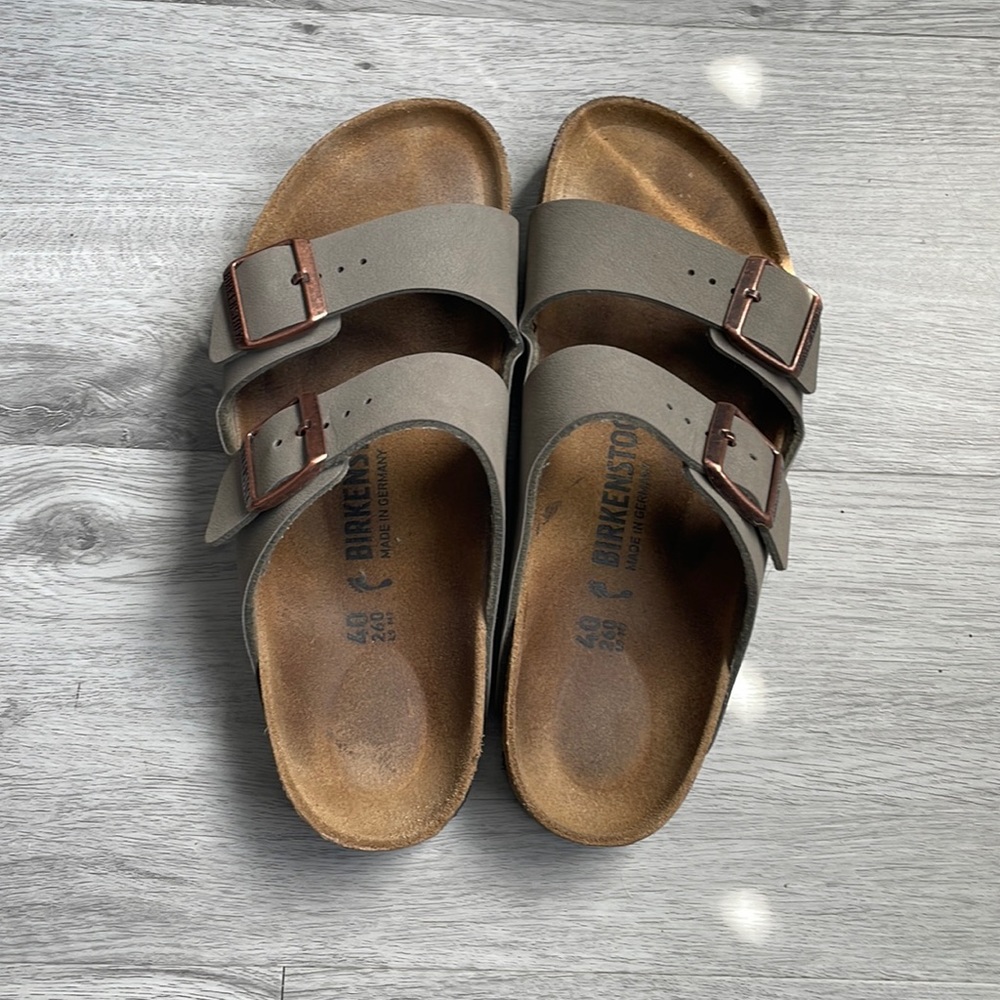 Taupe Birkenstock worn 2 times size 40